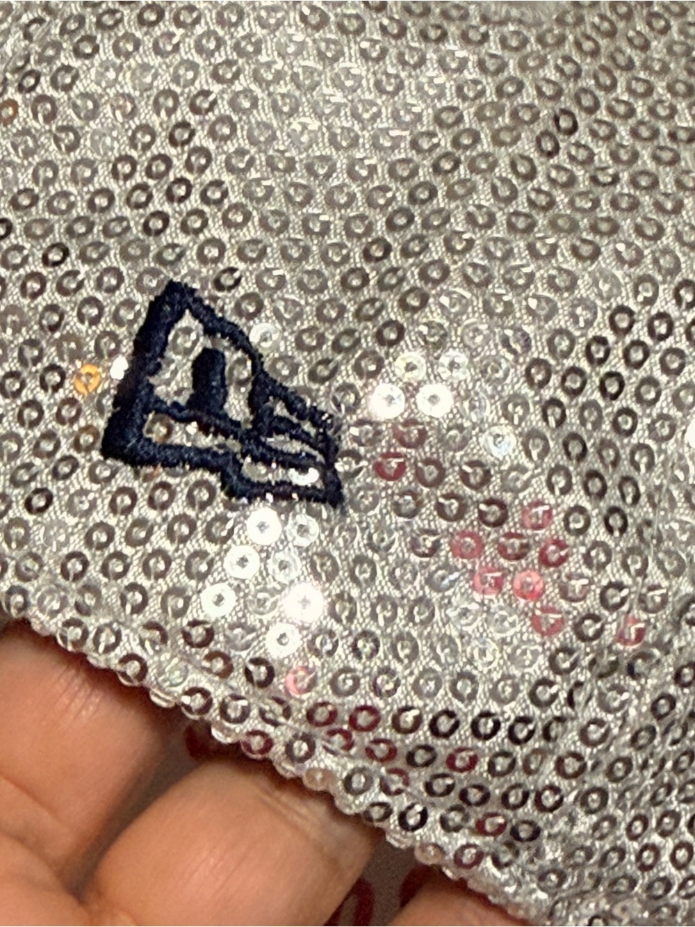 Dallas Cowboys Silver Sequin Star Cap 9Forty - Picture 3 of 5